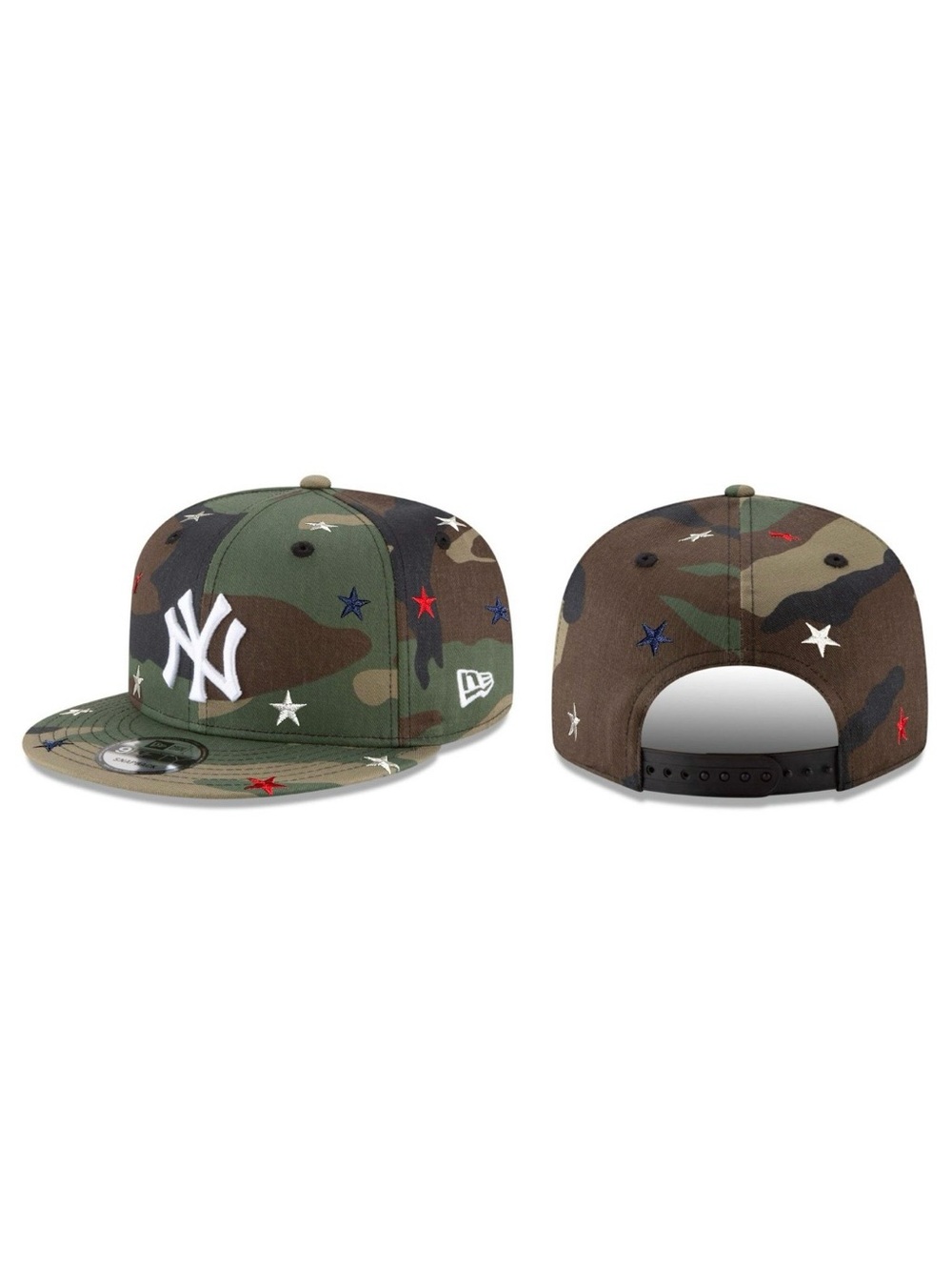 New Era - MLB Baseball Hat - New York Yankees 9FIFTY Snapback Cap - Camo